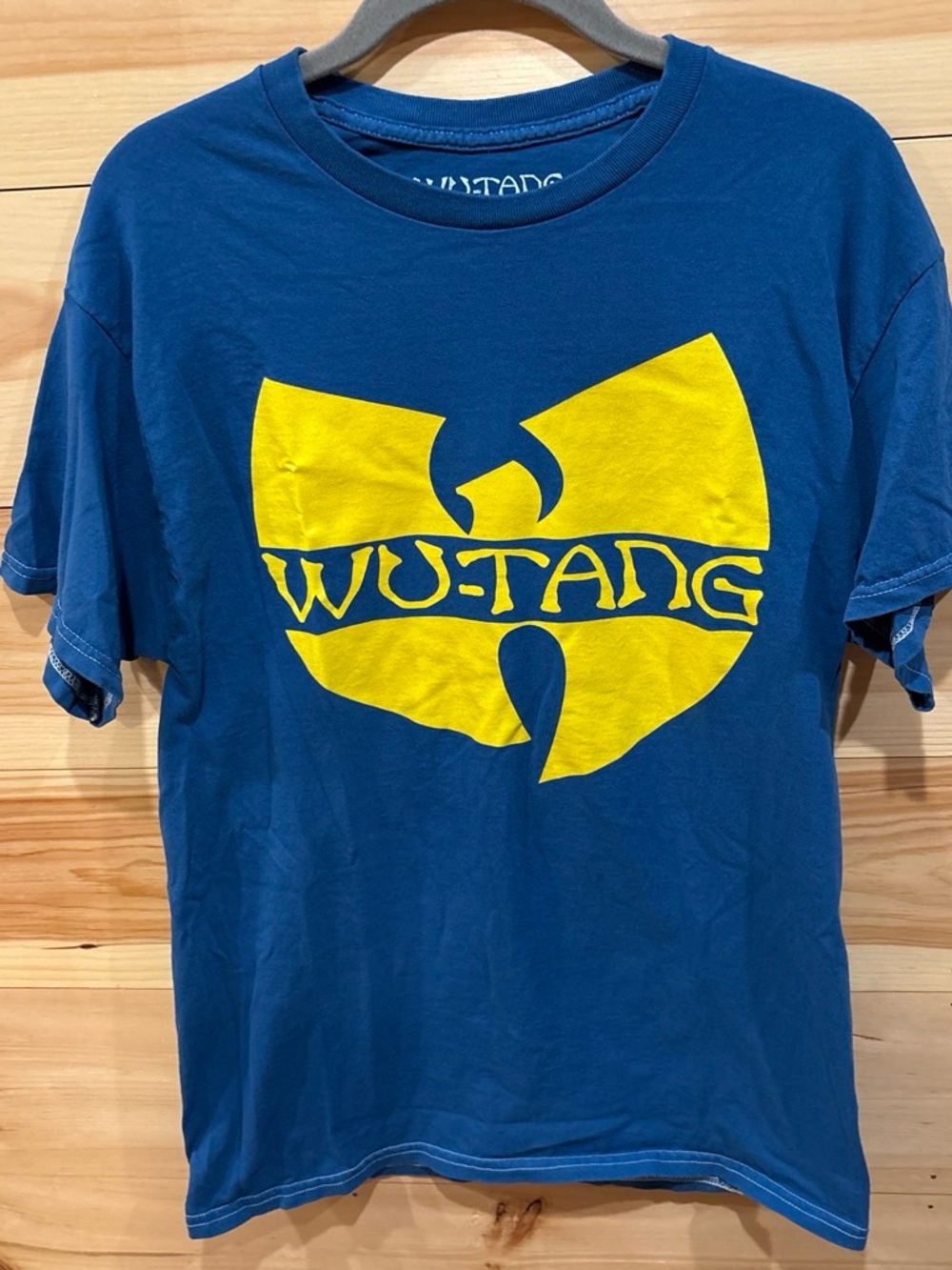 Yellow Logo Blue WU-TANG